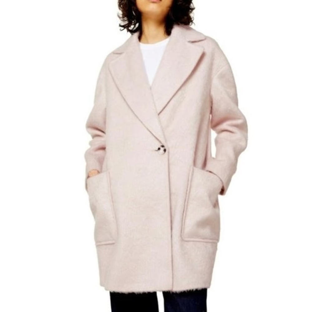 Topshop Pink Teddy Jackets
